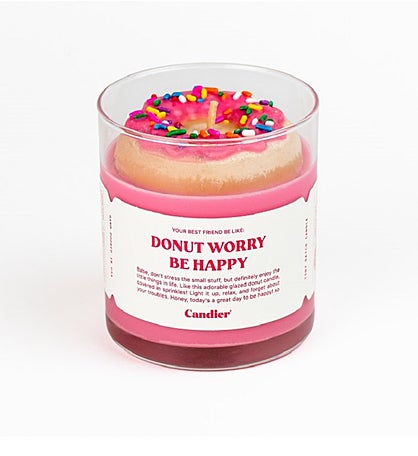 DONUT WORRY CANDLE