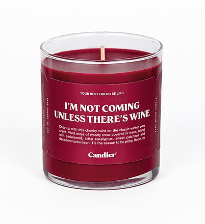NOT COMING CANDLE