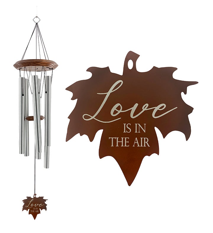 Love Is In The Air Wind Chime Gift Set