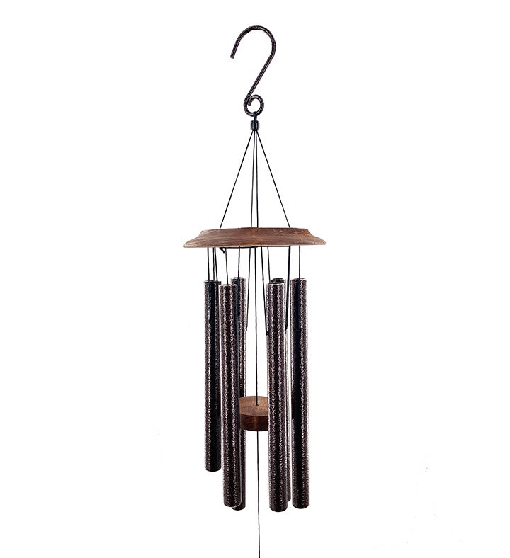 Memorial Copper Heart Wind Chime