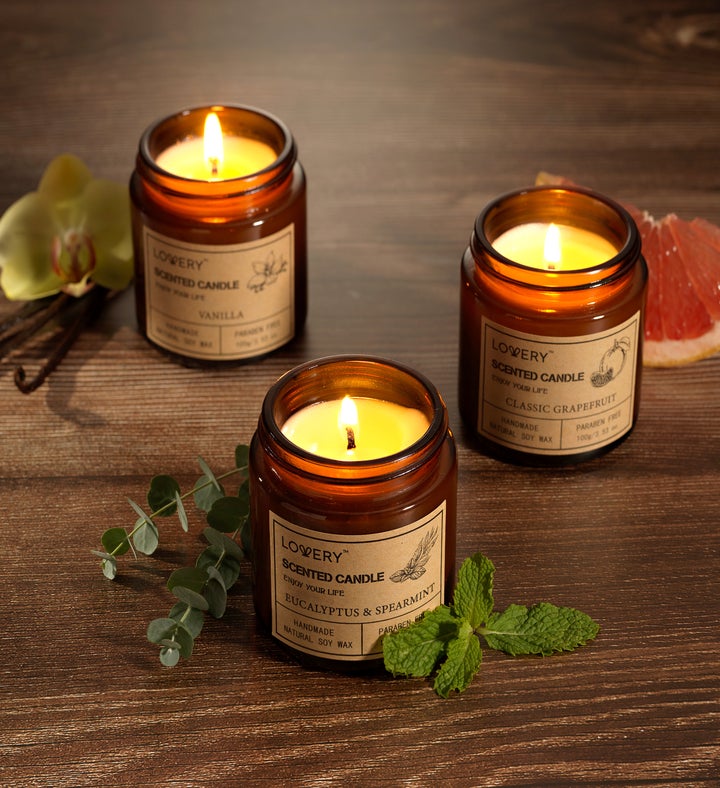 6pc Scented Candle Gift Set - Luxury Aromatherapy