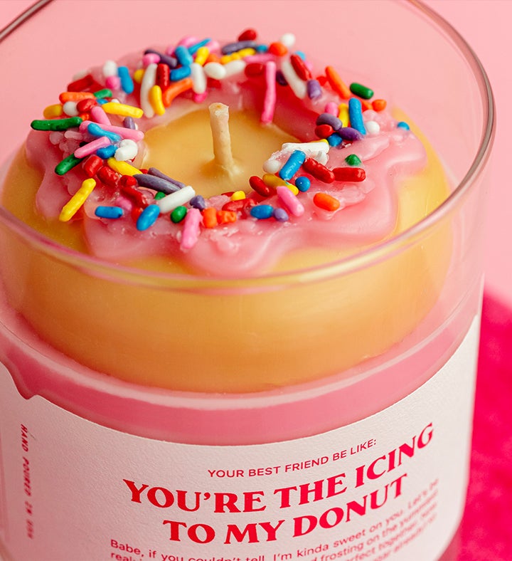 You're The Icing To My Donut Candle