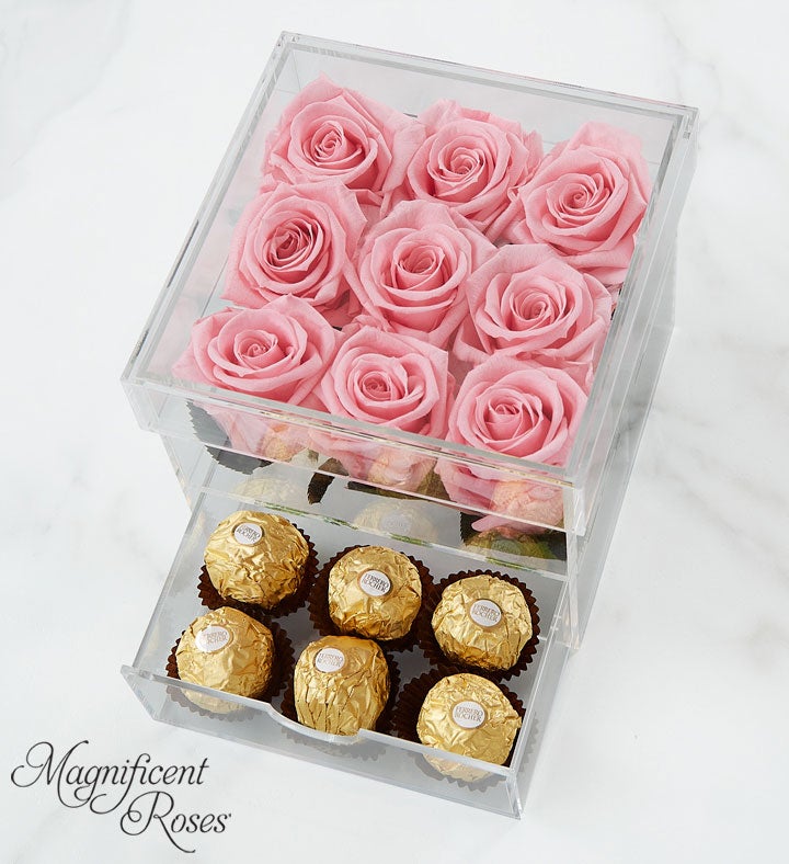 Magnificent Roses® Preserved Roses with Ferrero Rocher®