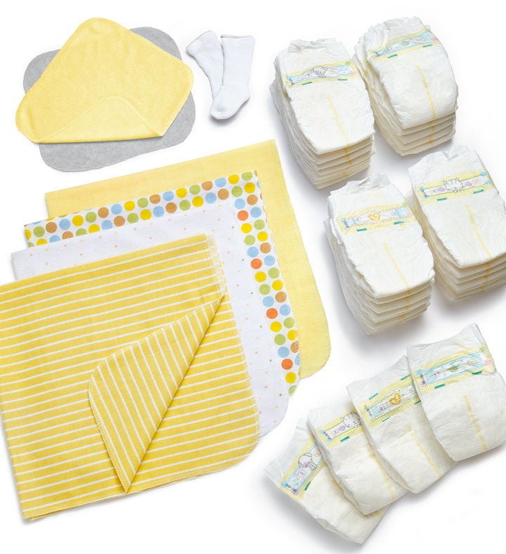 Baby Blossom® Diaper Cake   Pink, Blue, or Yellow