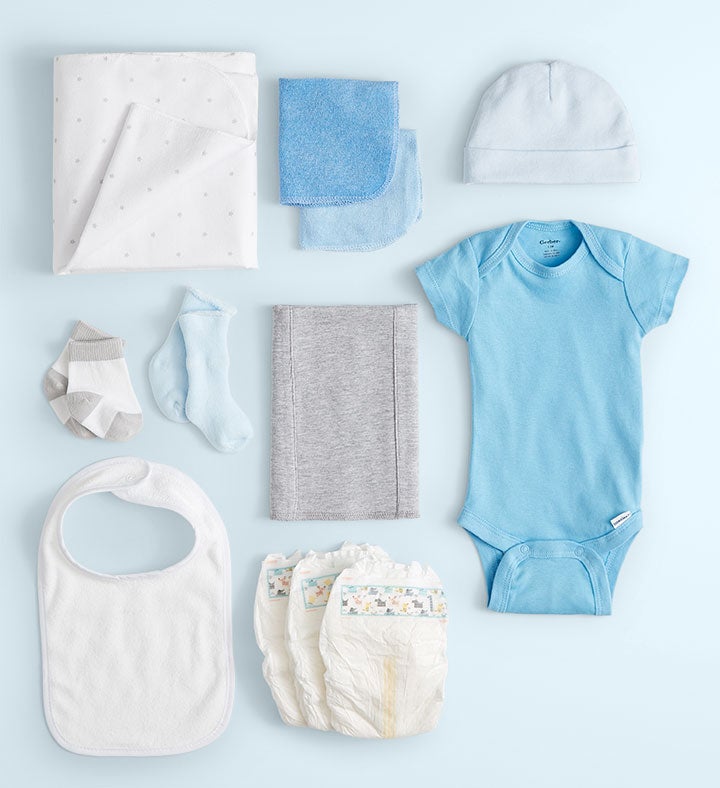 Baby Blossom® Layette Bouquets   Pink, Blue, or Yellow