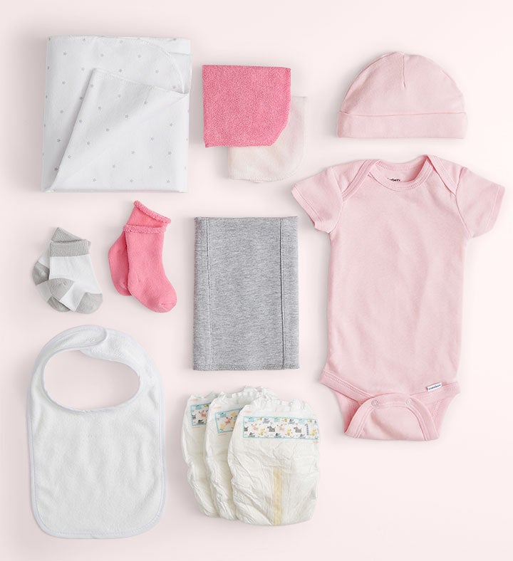 Baby Blossom® Layette Bouquets   Pink, Blue, or Yellow