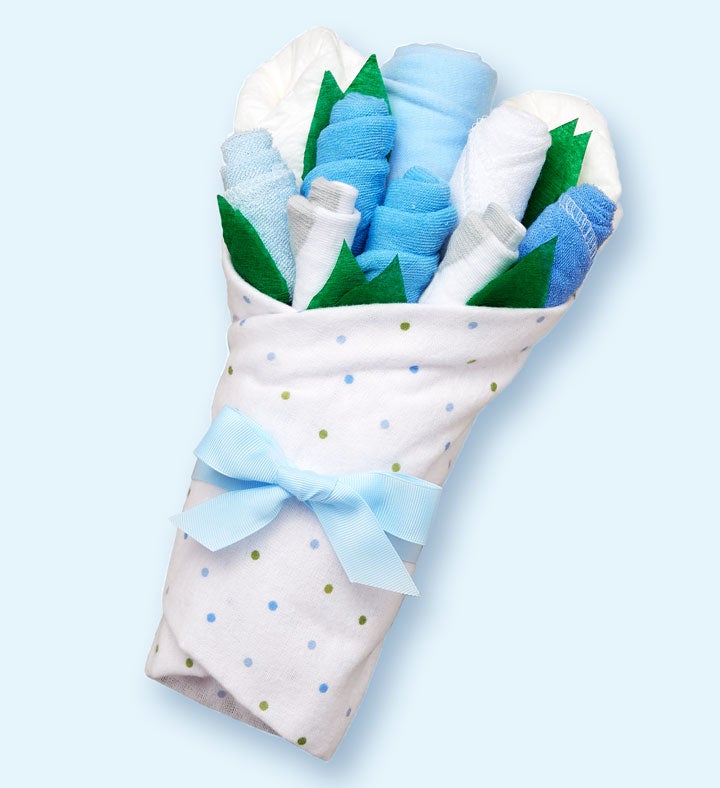 Baby Blossom® Blue Layette Bouquets