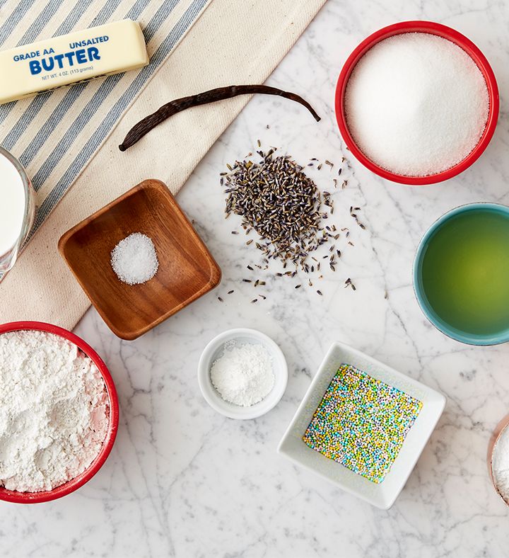 Lavender Vanilla Bean Cupcake DIY Baking Kit