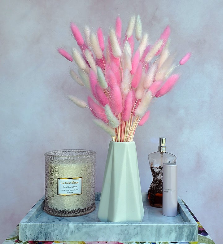 Pink Bunny Tails Dried Floral Bouquet