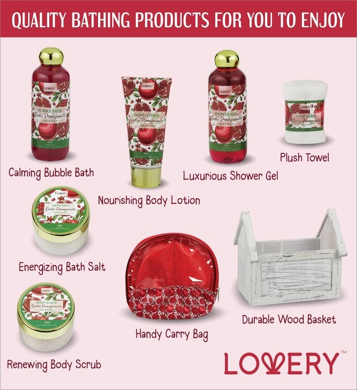 Exotic Pomegranate Bath Gift Set