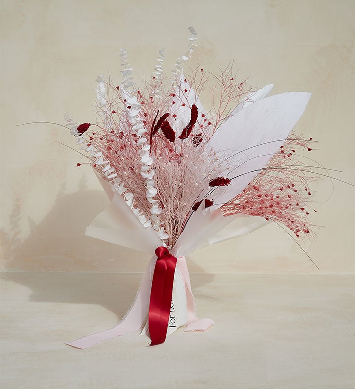 Valentine's Day Dried Floral Bouquet   Classic