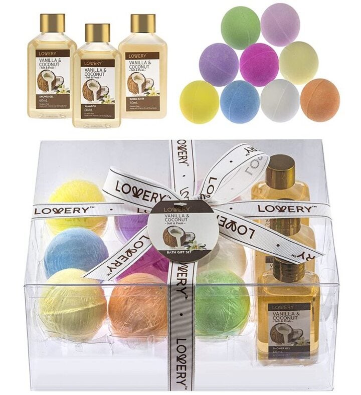 Bath Bombs Gift Set   9 Scented Bath Bombs