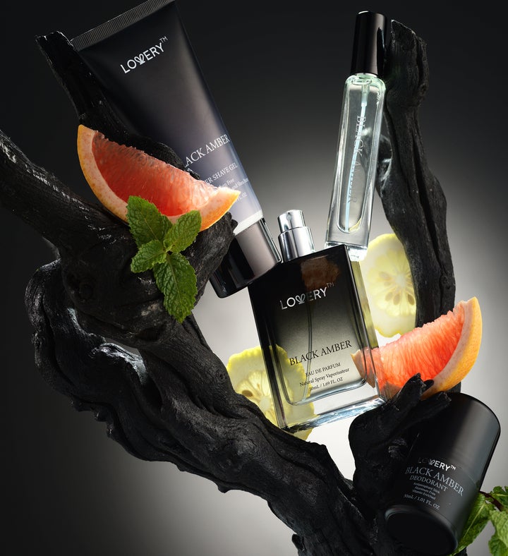 Black Amber Bath and Body Care - 4pc Mens Set