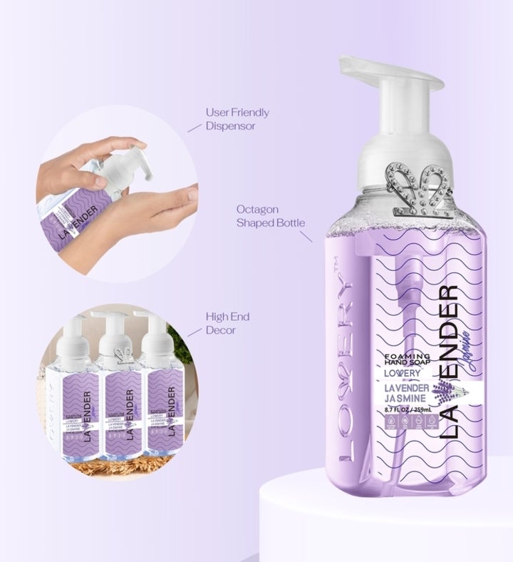 Lavendar Jasmine Foaming Hand Soap - Pack Of 3