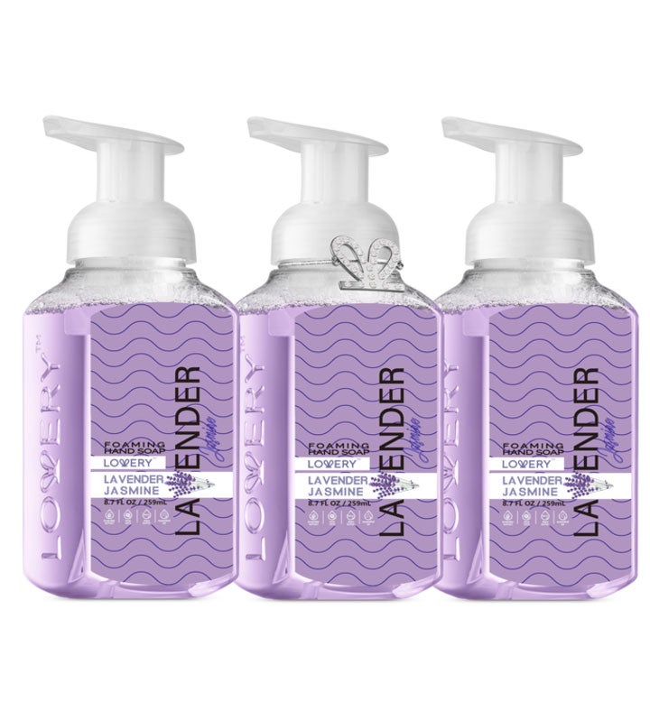 Lavendar Jasmine Foaming Hand Soap   Pack Of 3