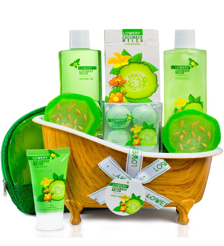 Spa Gift Set   Cucumber & Melon   12 Pc