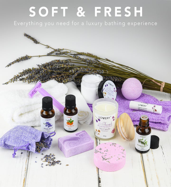 Lavendar Spa Bath Gift Set - 18pc