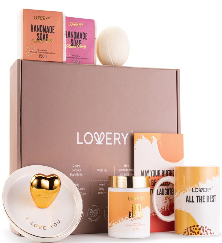 Happy Birthday Spa Gift Set   8 Pc Gift Box