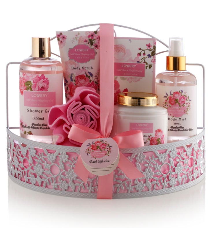Wild Rose & Raspberry Leaf Spa Setv- 7pc