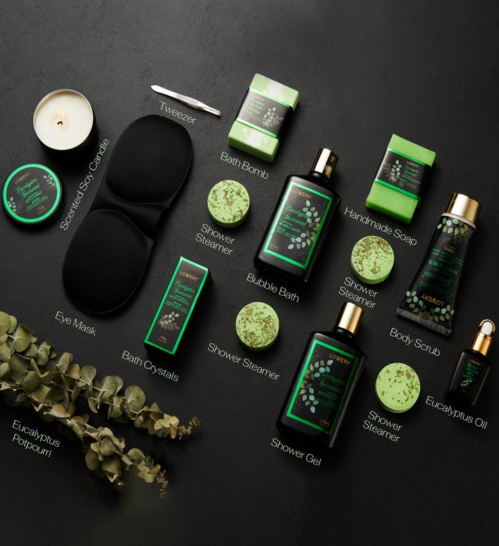 Eucalyptus Spearmint Bath Set -17pc Spa Gift
