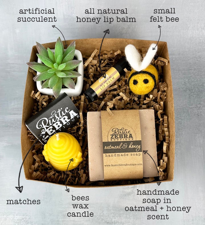 Thank You For Beeing Succulent Spa Gift Box