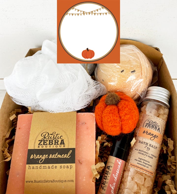 Small Fall Spa Gift Box