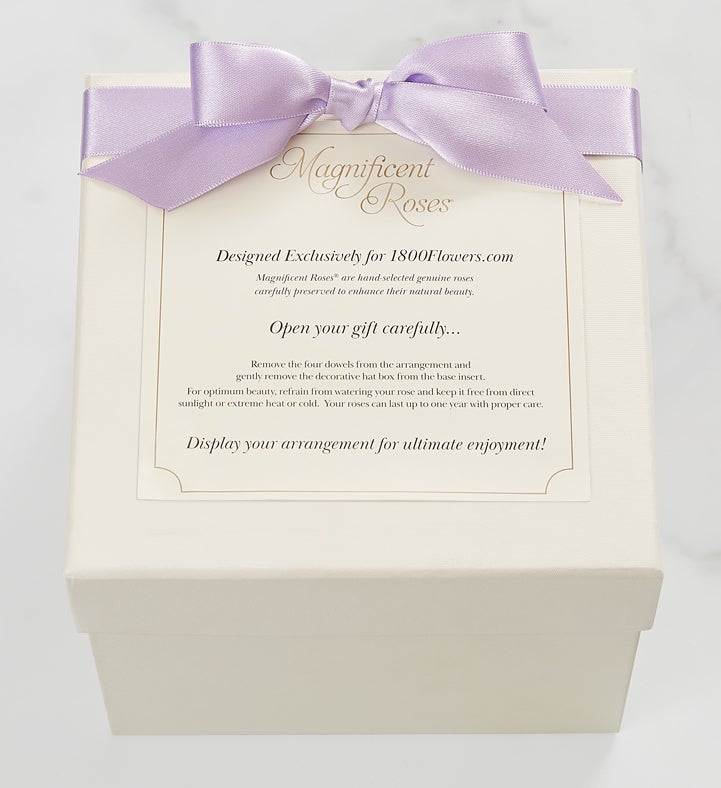 Magnificent Roses® Preserved Lavender Rose