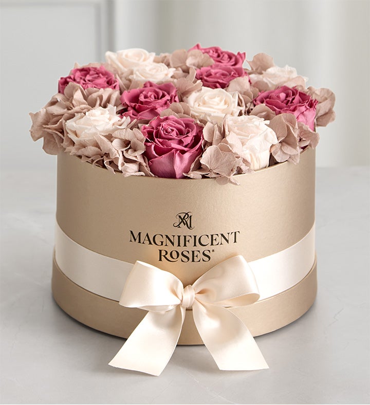 Magnificent Roses® Preserved Vintage Rose Medley 