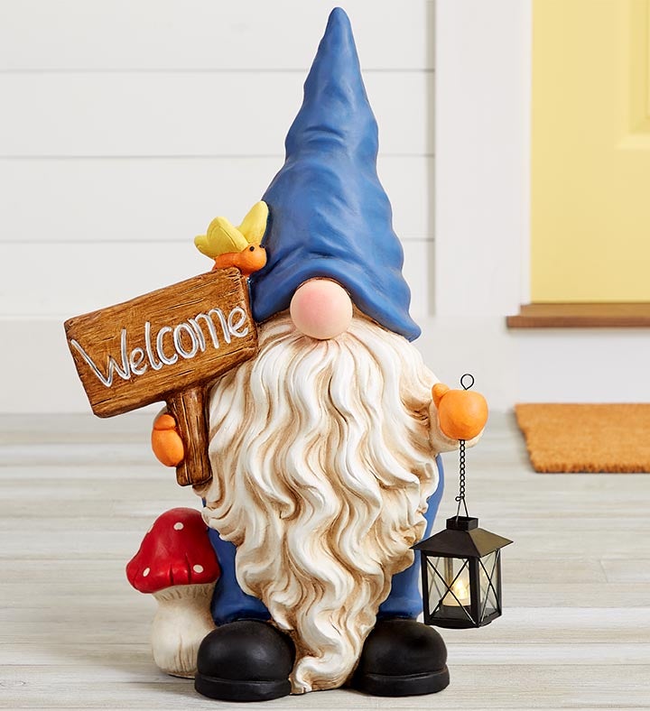 Welcome Garden Gnome   24”