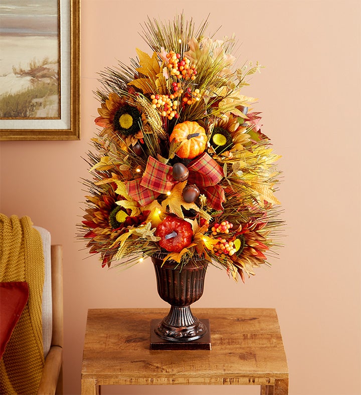 Autumn Foliage Tree With Lights   27"