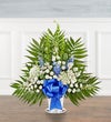 Tranquility Floor Basket™ - Blue & White