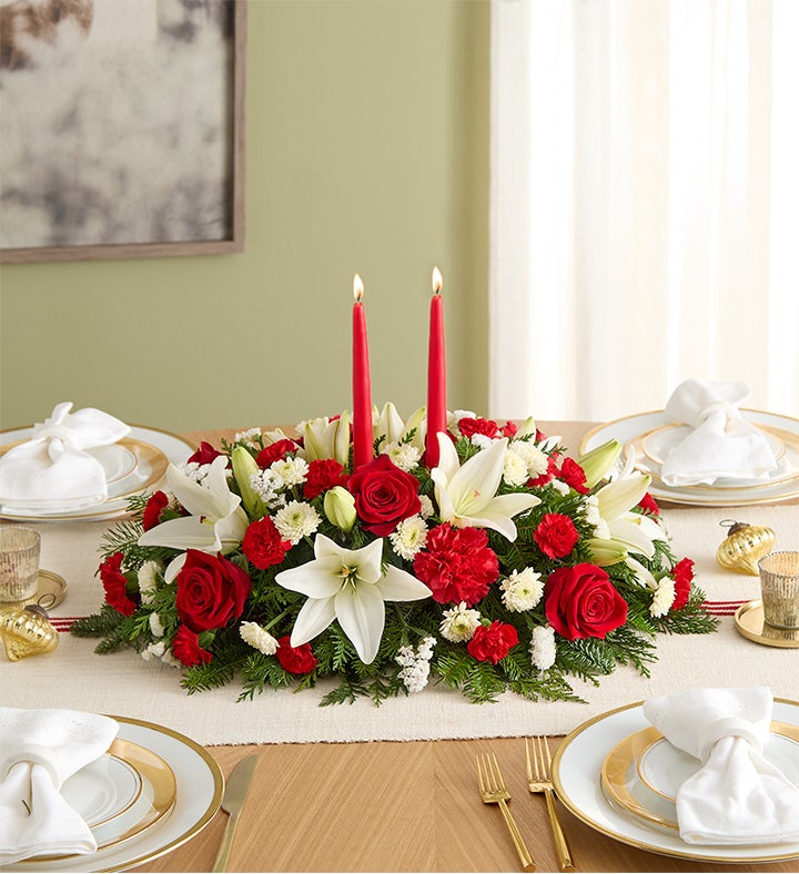 Traditional Christmas Centerpiece