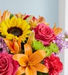 Floral Embrace™ with Happy Birthday Banner
