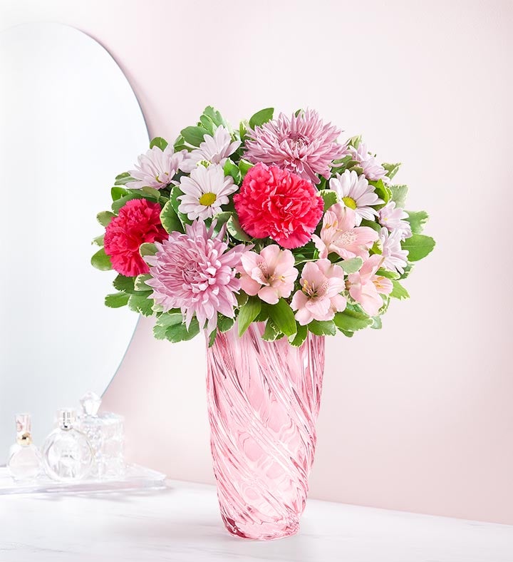 Simply Pink™ Bouquet from 1-800-Flowers.com | SendFlowers.io