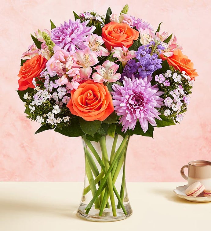 Vibrant Charm Bouquet Medium | 1-800-Flowers Flowers Delivery