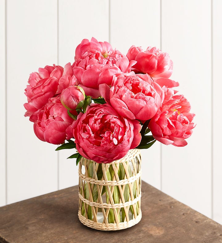 Charming Coral Peony Bouquet™