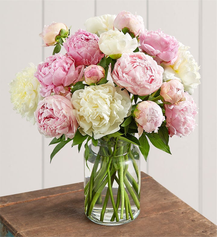 Pink & White Peony Bouquet