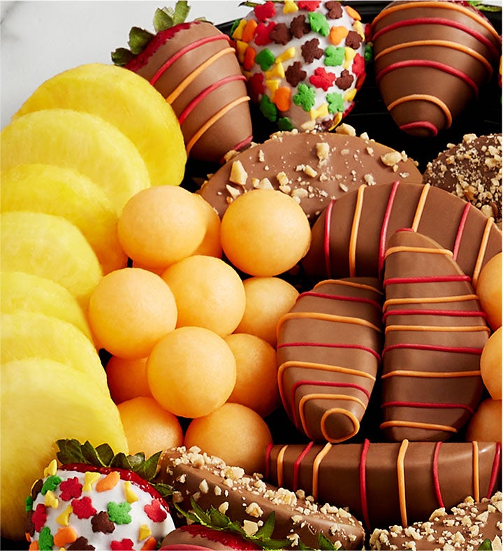 Perfectly Plated™ Fall Dipped Fruit Platter