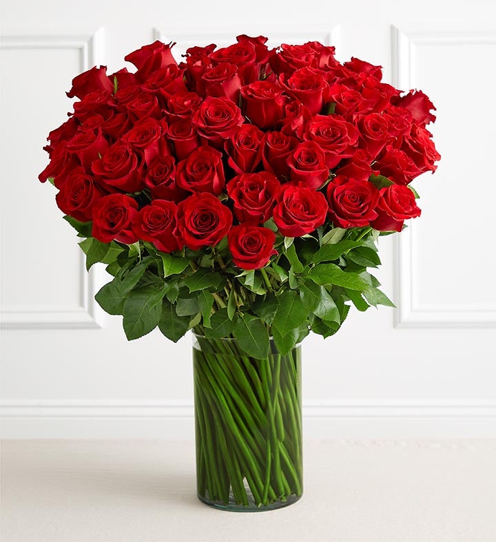 Spectacular Rose™ 100 Long Stem Red Roses Bouquet