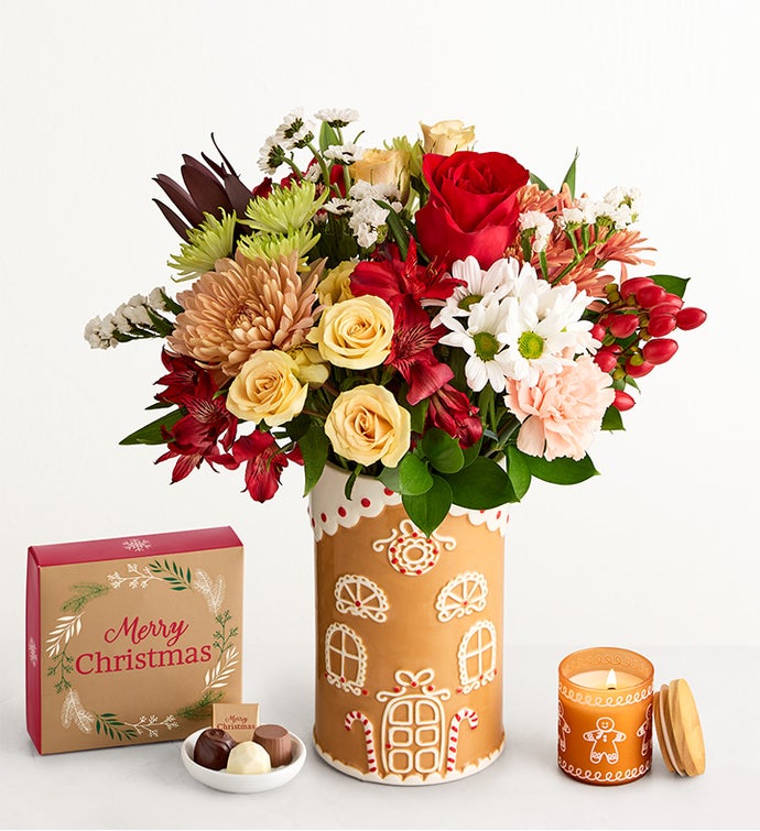 Frosted Gingerbread Bouquet