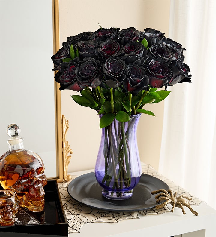 Midnight Romance Black Roses