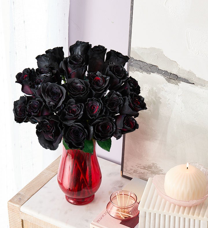 Midnight Romance Black Roses