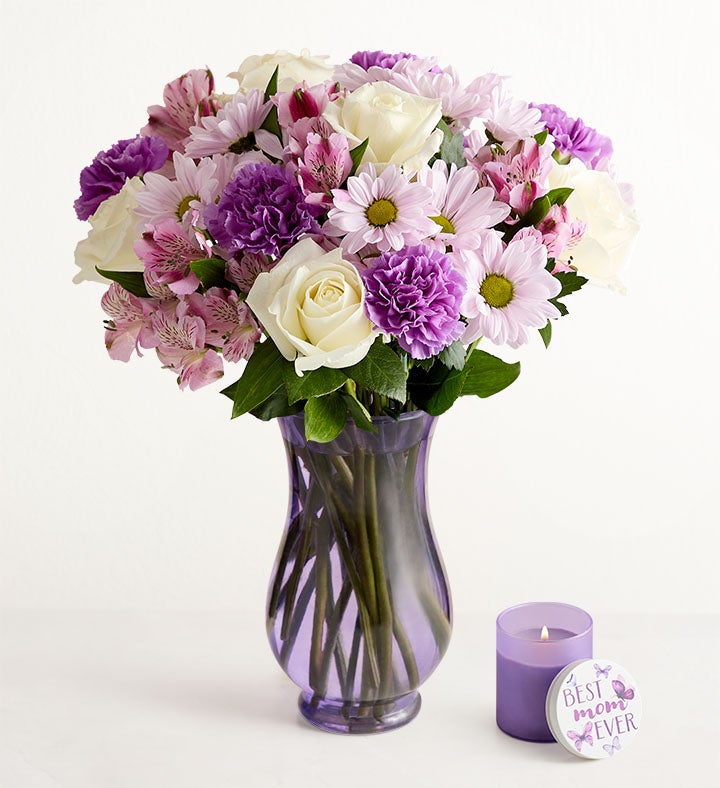 Lavender Garden Bouquet for Mom