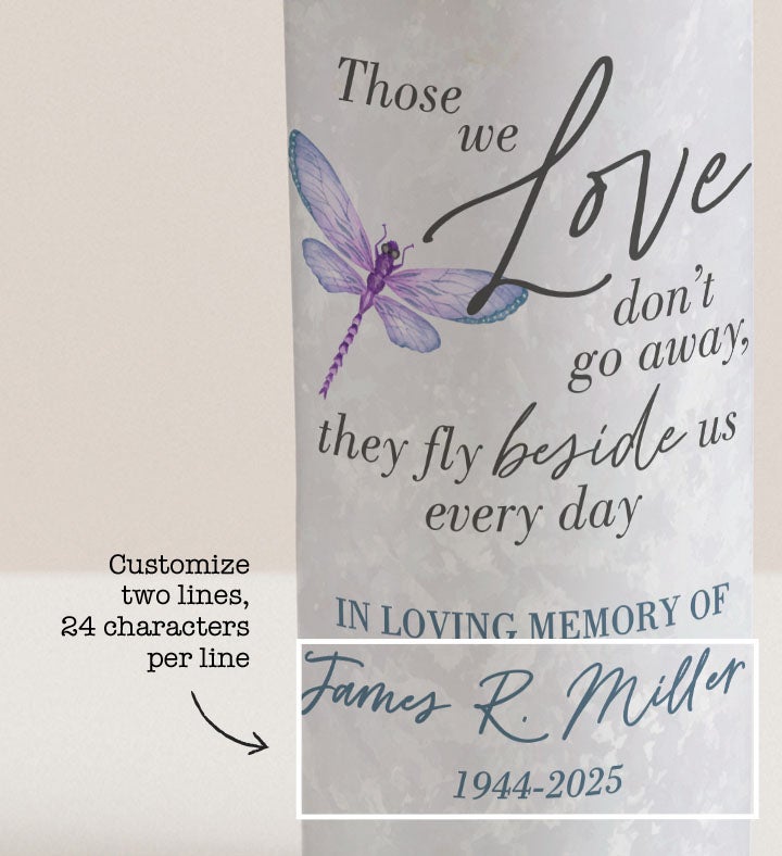 Beautiful Memories Bouquet with Personalized Vase