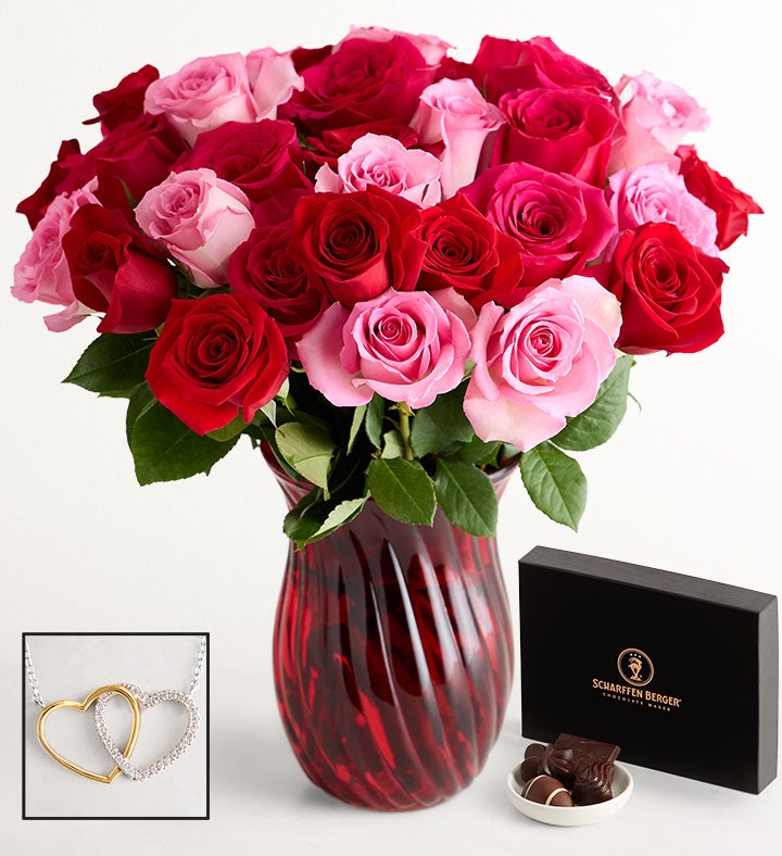 Deluxe Enchanted Rose Medley Bouquet, Stems