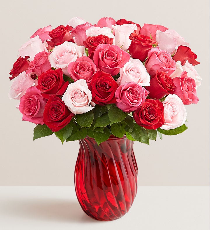 Deluxe Enchanted Rose Medley Bouquet, 36 Stems