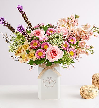 Pastel Flower Bouquet, Delivered in Bath - Flowers of Bath
