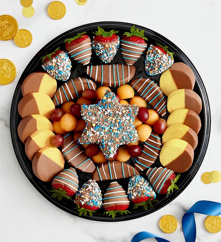 Perfectly Plated™ Hanukkah Dipped Fruit Platter