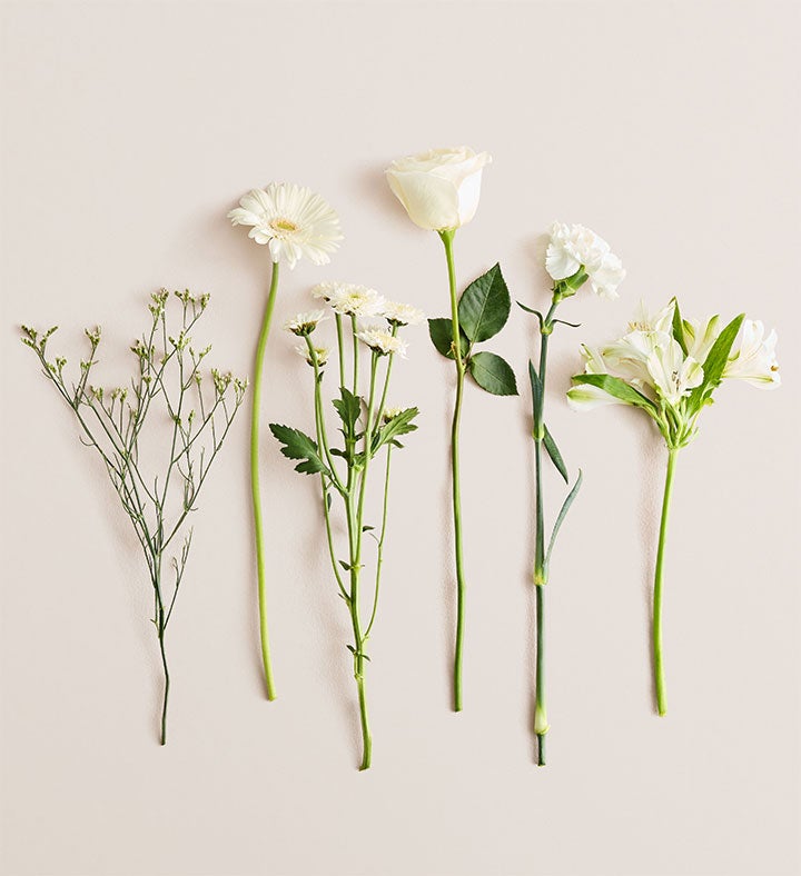 Prom Bouquet - White | 1800Flowers.com