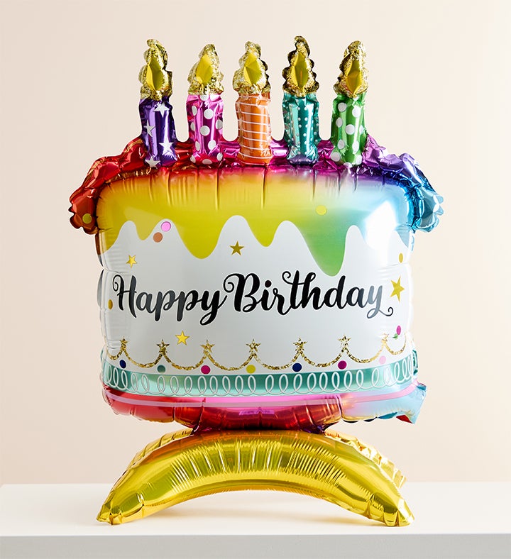 Fields of Europe® Celebration with Birthday Cake Balloon